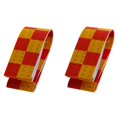 thumbnail image 1 of 2X 1M Reflective Safety Warning Conspicuity Tape Sticker, Red+Yellow, 1 of 6