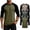 3PCS-Camouflage Green-W9, variant on Homeyce Mens 3/4 Sleeve Baseball Tshirt Raglan Jersey Shirt,Gray L