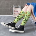 thumbnail image 5 of Naloa Avocado With Seeds Thigh High Socks Extra Long Stretchy Sock Women Over Knee High Opaque Stocking Daily Wear, 5 of 6