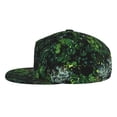 thumbnail image 3 of Balery Baseball Cap Flat Bill Hats for Men Adjustable Size for Running Workouts and Outdoor Activities All Seasons Dad Hat(Lush Foliage Green Plant ), 3 of 9