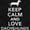 Black, variant on Keep Calm Love Dachshunds Dog Joke Men's Graphic T Shirt Tees Brisco Brands S