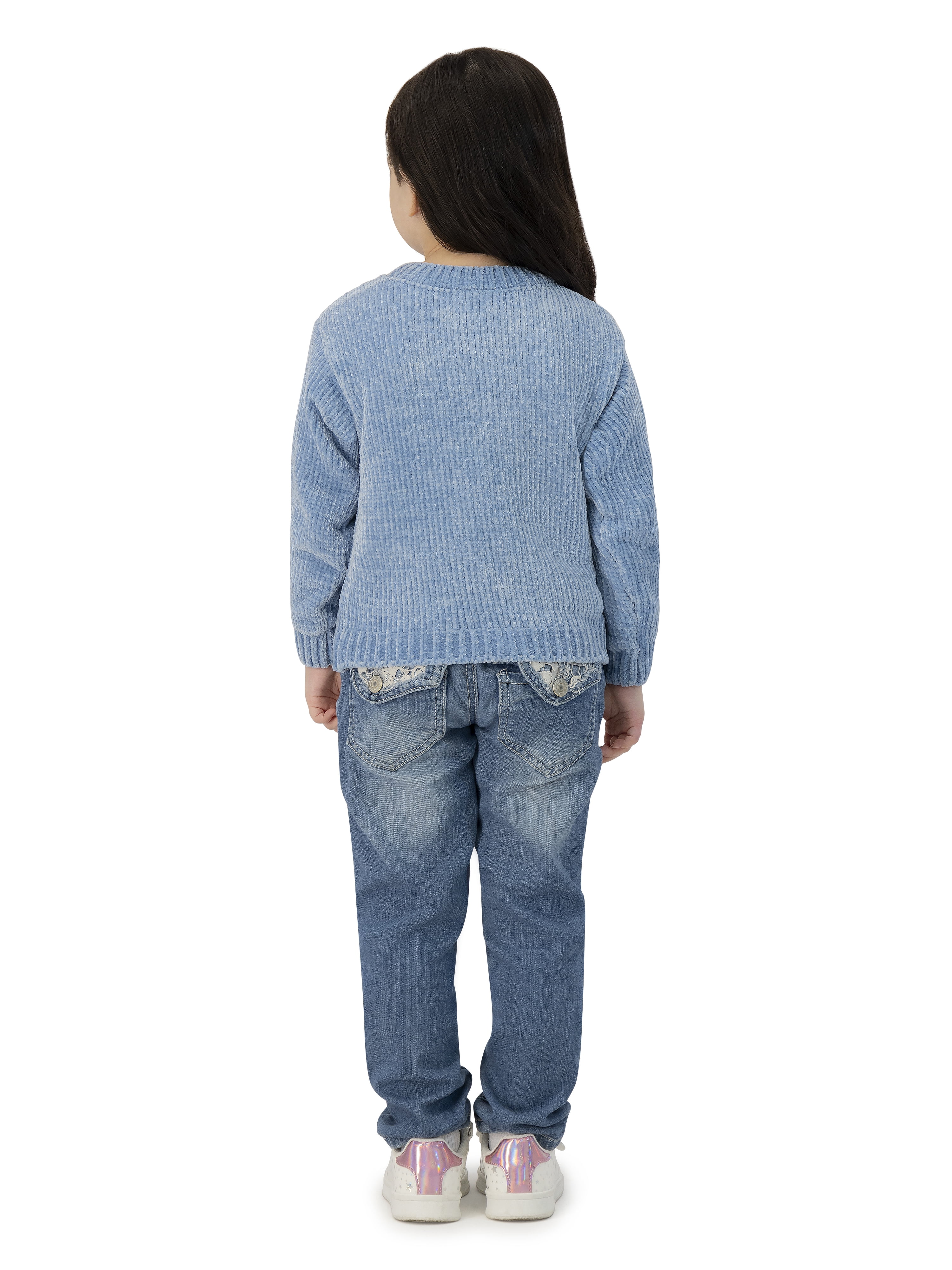 Bluey Toddler Girls Chenille Sweater, Sizes 12 Months - 5T