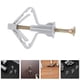 thumbnail image 2 of Kit de 50 anclajes para paneles de yeso, anclajes de mariposa, anclajes para paredes huecas, anclajes resistentes para montaje en pared seca, anclajes con tornillos, 2 of 7