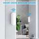 thumbnail image 2 of Sensores WiFi para puertas y ventanas, alarma inteligente Tuya con notificación gratuita, sistema de alarma de seguridad para el hogar con control de aplicación, no requiere concentrador, compatible, 2 of 7