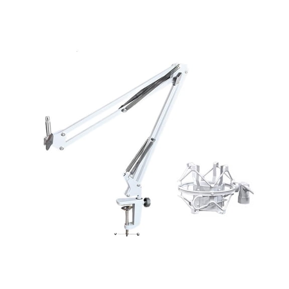 YongCo Heavy Duty Metal Microphones Shock Mount Stand Suspension Boom for Podcasting, Singing, and Broadcasting