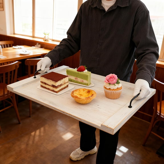 Noodle Board Stove Cover, Wood Stove Top Covers with Handles, Extra Thick Wooden RV Stovetop Cover for Electric Stove and Gas Burners, Sink Cover for Kitchen Counter Space