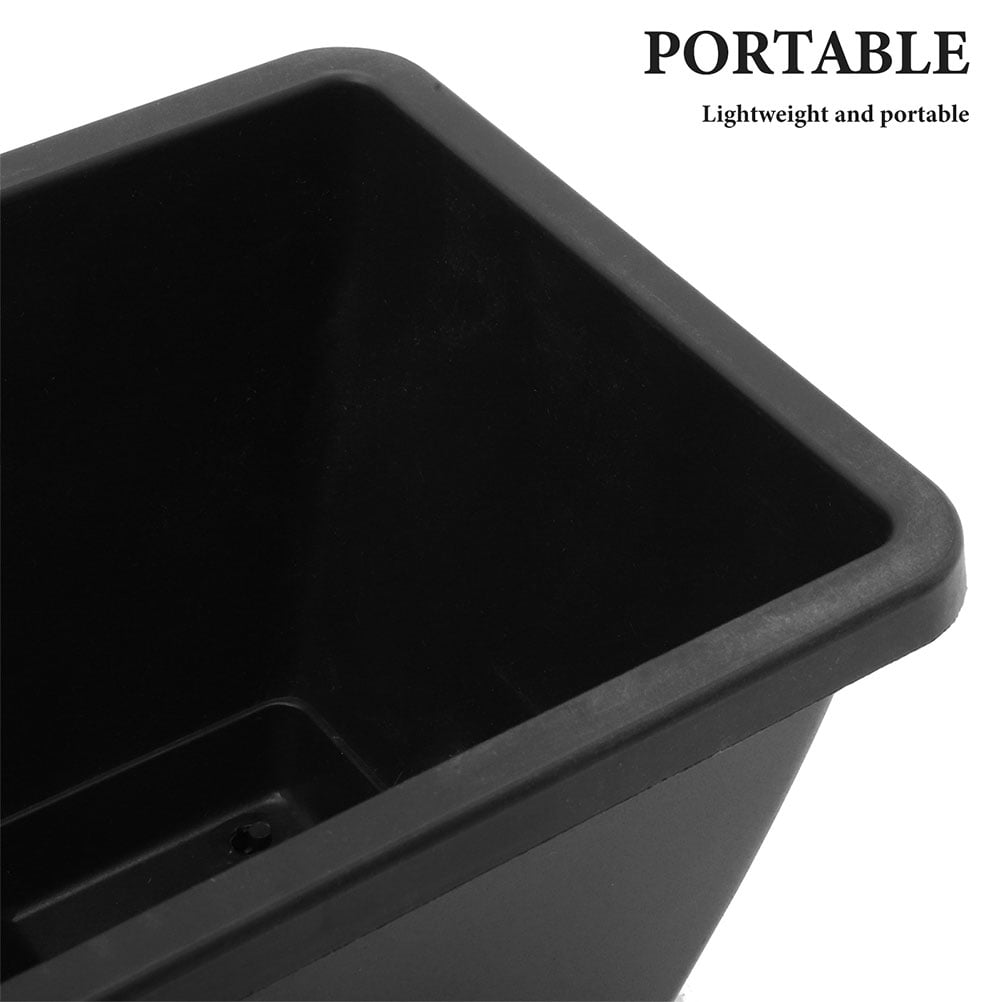 FOMIYES 4Pcs Dark Grey Window Box Planter for Indoor and Outdoor Garden Use