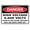 Warning Sign 2, variant on High Voltage Do Not Enter Sign NO.27616 - 8"x12" Metal Tin Sign, Clear Warning for Home Business, Electrical Zone, High Voltage Safety