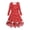 B, variant on 4- 12Y Girls Christmas Long Sleeve Twirly Dresses Little Girls Casual Party Dress Holiday Xmas Floral Pleated Midi Dresses