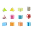 thumbnail image 2 of Juego de bloques geométricos de formas 3D para niños, juguete educativo de bloques de patrones, manipuladores, juguetes de aprendizaje Montessori para, 2 of 8