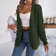 thumbnail image 4 of Women Fashion Autumn Winter Rope Cardigan Sweater Long Sleeve Solid Color, 4 of 8
