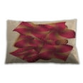 thumbnail image 1 of Ahgly Company Patterned Indoor Rectangular Crimson Red Lumbar Throw Pillow, 13 inch by 19 inch, 1 of 5