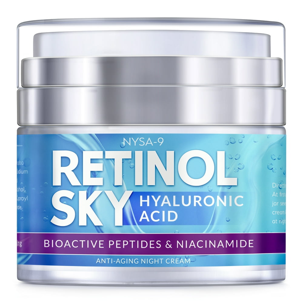 Retinol Sky AntiAging Face Cream w/ Hyaluronic Acid, 1.7 oz Walmart