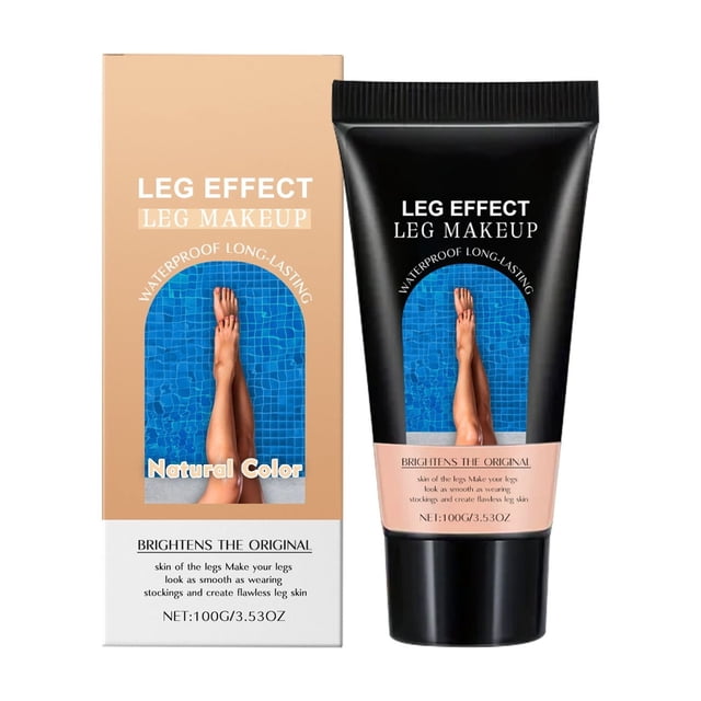 Bases de maquillaje bronceadoras para piernas, cremas que disimulan imperfecciones, resistentes al agua, de larga duración, iluminan el tono, 100 g de base de maquillaje