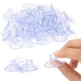 thumbnail image 1 of Desiderio Zulbceo Pack de 60 Ventosas Transparentes, Ganchos para Ventosas para Ventanas, Ventosas de Plástico, Ventosas Pequeñas sin Gancho, Almohadillas Pequeñas sin Ganchos, Ventosas para Ventanas, 1 of 7
