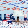 thumbnail image 5 of 4th of July 250th Anniversary Crepe Paper Streamers 3 Rolls 72ft Each Independence Day Patriotic Red White Blue Party Hanging Decorations 250th Anniversary D#045 Multicolor, 5 of 9