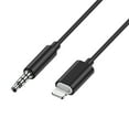 thumbnail image 3 of Auto Drive Lightning to 3.5 mm Plug Stereo Aux Cable, 3 ft Audio Cord, Mfi Certified,Black, 3 of 6
