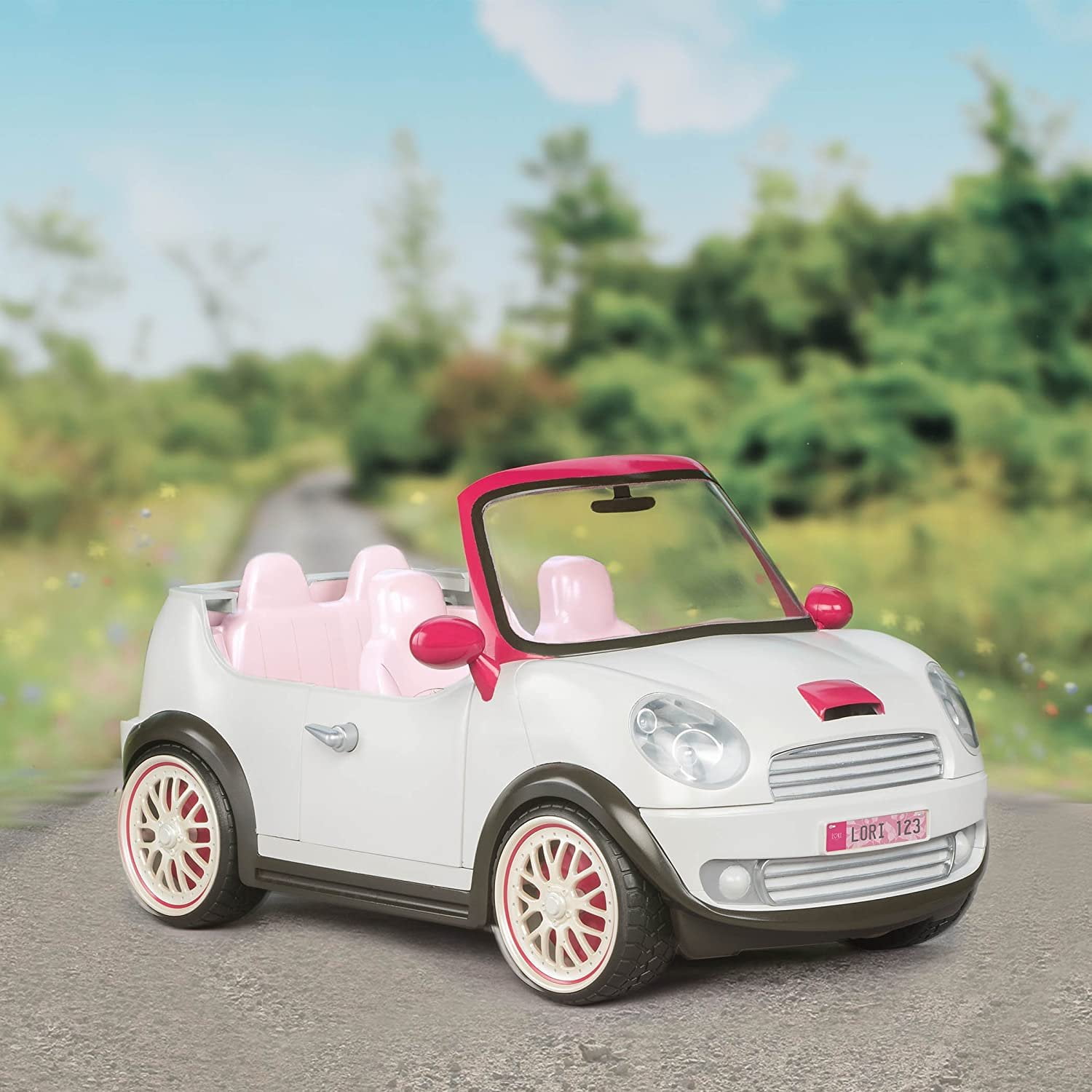 Our Generation Lori Go Everywhere! Convertible Car White