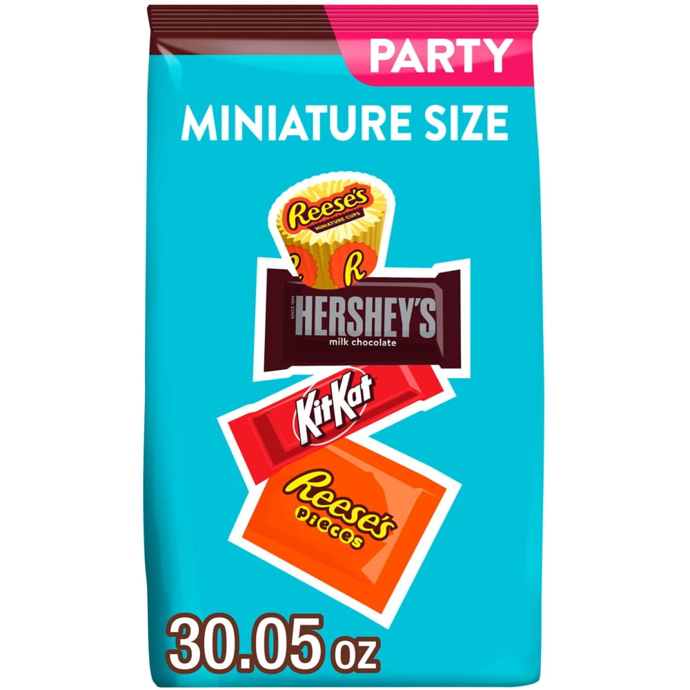 HERSHEYS KIT KAT and REESES Assorted Flavored Candy Party Pack 30.05 oz - 3 Pack
