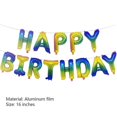 thumbnail image 3 of HAPPY BIRTHDAY" Foil Balloons Anniversary Birthday Party Decor Beautiful Balloon(Dazzle Color), 3 of 5