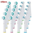 thumbnail image 4 of Replacement Toothbrush Heads for Oral B Braun - Ortho and Power Tip Brush Heads Compatible with Oralb Electric Toothbrushes - Good for Braces, Crowns, Bridges 20 Pack, 4 of 9