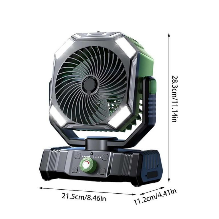 Backseat Car Fan Cooling Car Fan Angle Adjustable Portable