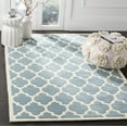thumbnail image 3 of SAFAVIEH Chatham Freddy Geometric Wool Area Rug, Blue/Ivory, 10' x 14', 3 of 11