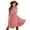 w93# Pink200, variant on Wuxian Girls Vintage Dress Sleeveless Round Neck Solid Color Ruffles Swing Retro Rockabilly Smocked Dresses With Belt Casual Clothes Fall Dresses,Army Green,11-12 Years