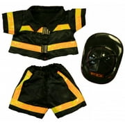 Fireman Outfit Teddy Bear Clothes Fits Most 14" - 18" Build-a-bear and Make Your Own Stuffed Animals