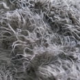thumbnail image 4 of Home Soft Things Mongolian Faux Fur Throw & Pillow Cover Combo - Grey - 50" x 60"/20" x 20", 4 of 8