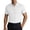 White, variant on TKKCS Mens Jacquard Knit Polo Shirt- Business Casual Short Sleeve Regular Fit Moisture-Wicking Breathable Collared Shirts Army Green Size 3XL
