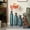 Aqua Blue + Metal+2, variant on YANGXUN Rustic Hand Forged Metal Vases Set of 3 Burnt Finish Gold and White Tall Floor Flower Vases Decorative Cylindrical Urns for Farmhouse Living Room