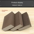 thumbnail image 5 of Sponge Sand Block for Polishing Wood Furniture, Redwood Jade, Metal Rust Removal and Polishing Sandpaper12 x Sponge sand block (4 x 60 mesh + 4 x 100 mesh + 4 x 180 mesh), 5 of 8