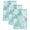 Aqua, Teal, White, variant on Teal Blue Palm Leaf Kitchen Towels Set of 2, Summer Coastal Botanical Tropical Absorbent Dish Towels for Kitchen, Microfiber Hand Towel, Quick Drying Tea Towel for Cleaning Decorative Dishcloths