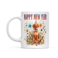 thumbnail image 2 of Happy New Year with Vizsla Fireworks Holiday Xmas Winter 2025 Mug Vizslas Dog Lover Gifts Idea Coffee Tea Cup - 00025, 2 of 4