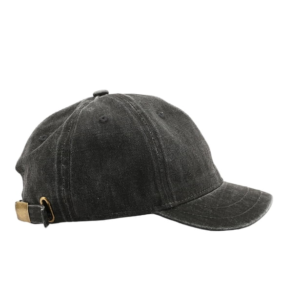 Yuanlong Womens Baseball Cap Short Brim Sun Protection Solid Color Adjustable Casual Outdoor Street Stylish Headwear