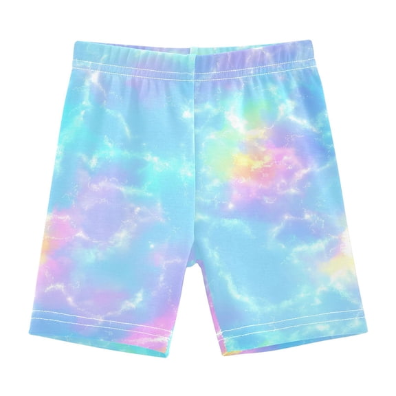 joogoo Tie Dye Girls Lined Shorts Bike Dance Bottoms 6T