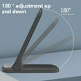 thumbnail image 4 of Cagogo under $5 Wireless Charger Stand, Desktop Wireless Charger, 15W Fast Wireless Charging Stand, Foldable Phone Stand Charger, Dual Coil Wireless Charger for iPhone Android, 4 of 8