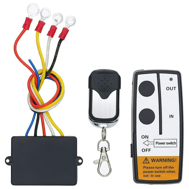 ZheElen Kit Universel de Commande à Distance de Treuil de Voiture Remplacement In / Out Contrôleur Émetteur Ensemble Accessoires Automobiles Pièces de Rechange
