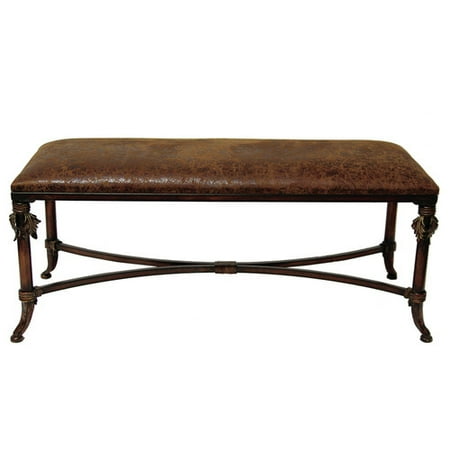 Selectives Leather Entryway Bench
