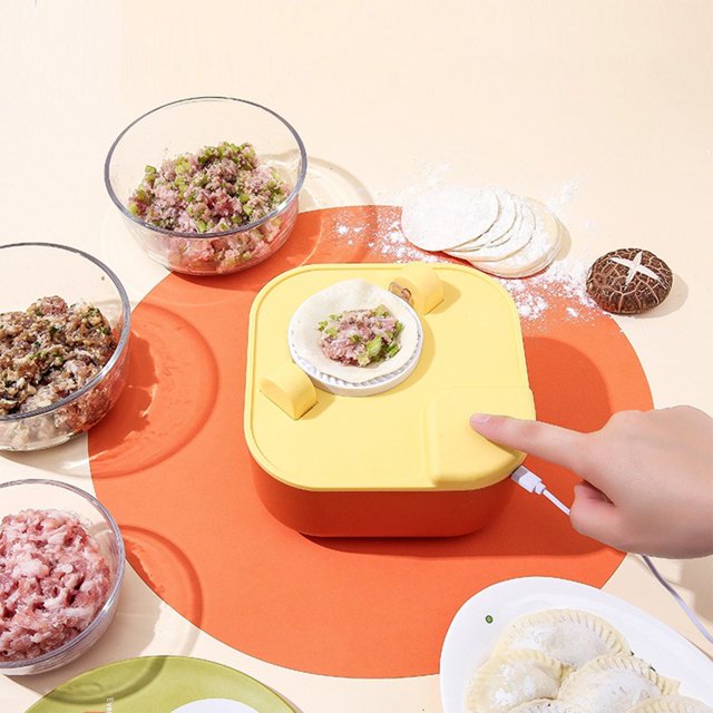 Dvkptbk Electric Dumpling Machine Dumpling Machine- Automatic Dumpling Machine- DIY Dumpling Machine- Dumpling Machine Molds Machine- Home Kitchen Making- New Year Dumpling Machine Home Appliances