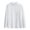 White, variant on Mens Casual Shirts Long Sleeve Lightweight Crew Neck Pullover Tops Collared Classic Fit Solid Color Fashion Shirts for Men