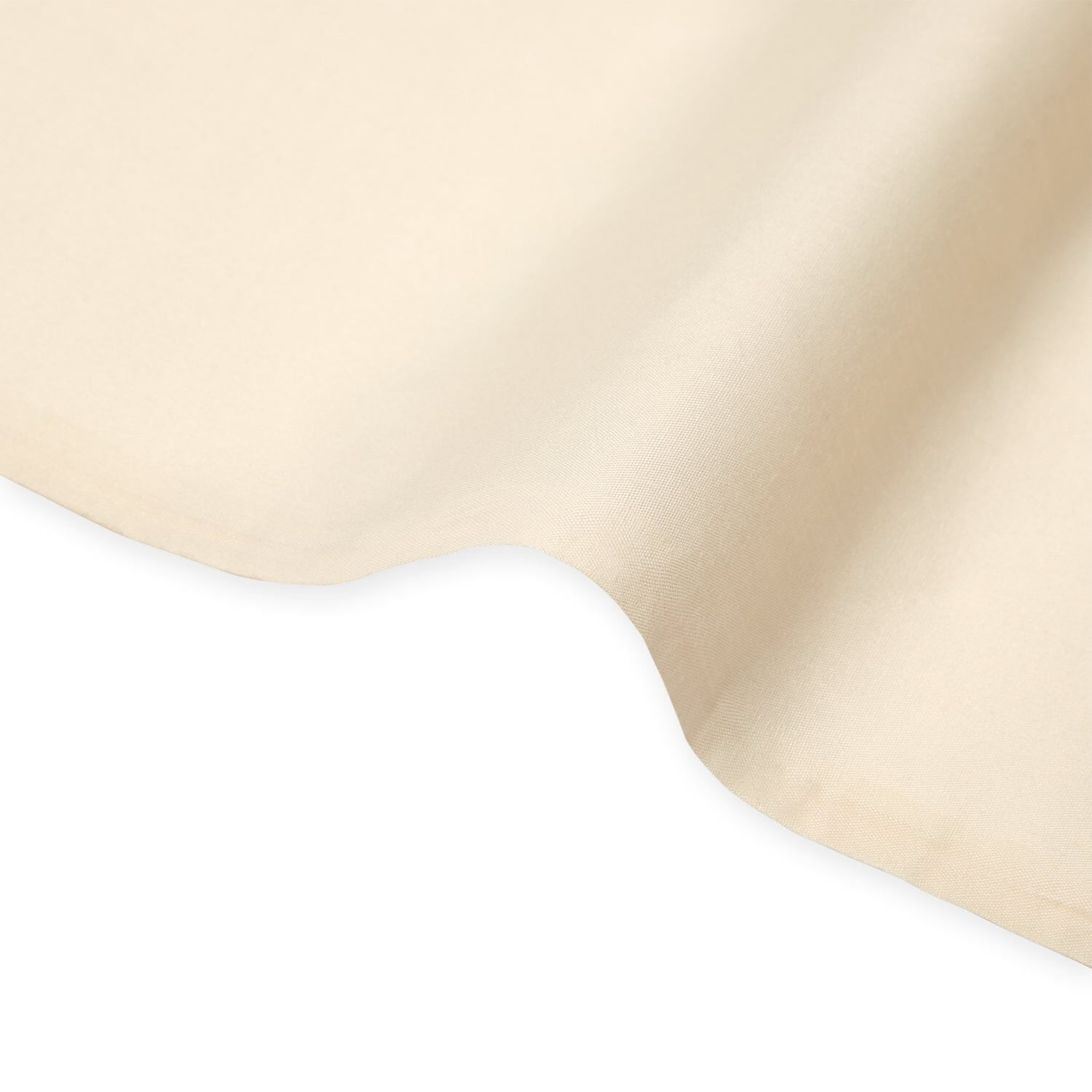 Cotton Broadcloth Fabric Lightweight Soft Solid Woven Polyester Blend By The Yard & Wholesale - Beige (1 Yard)
