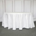 thumbnail image 3 of BalsaCircle 120" White Accordion Crinkle Taffeta Round Tablecloth Decoration, 3 of 8