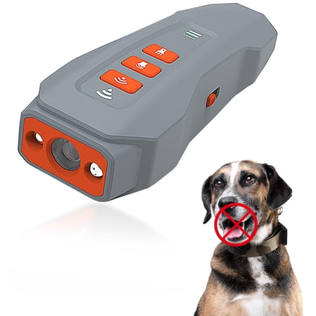 Tigebraver 2026 Upgraded Anti Barking Device For Dogs Ultrasonic Dog Bark Deterrent With 3 Modes & LED Light Portable Indoor & Outdoor Bark Control