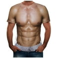 thumbnail image 1 of Weiqiqre T-Shirts de Musculation pour Hommes Mode Imprimé Homme Musclé Mode Entraînement Physique Col Rond Manches Courtes T-Shirt, 1 of 5