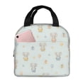 thumbnail image 2 of Pastel Elephant Star Lunch Bag Thick Aluminum Foil Tote Cooler for Women Work Picnic Gift, 2 of 7