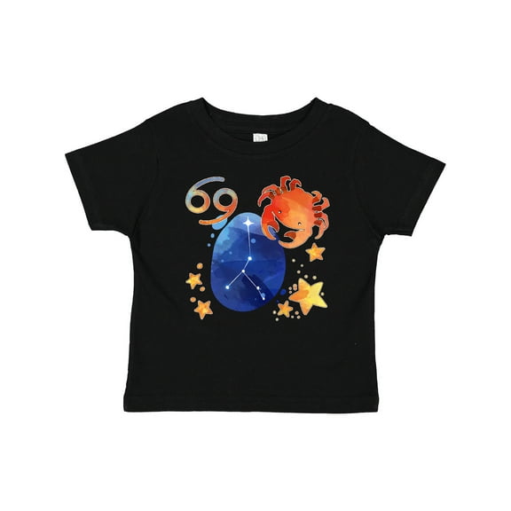 Inktastic Cancer Crab Constellation Zodiac Sign Illustration Boys or Girls Baby T-Shirt