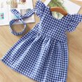 thumbnail image 1 of Ropa de verano para niñas pequeñas, vestido de manga voladora para recién nacidos, vestidos infantiles de algodón, vestido de Minnie + diadema, vestidos para niñas pequeñas Tan Jianjun unisex, 1 of 2