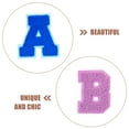 thumbnail image 5 of Mutmorningal 52pcs Clothes Repair Patches Garment Patches Decorative Iron On Letters DIY English Letter Patches, 5 of 11
